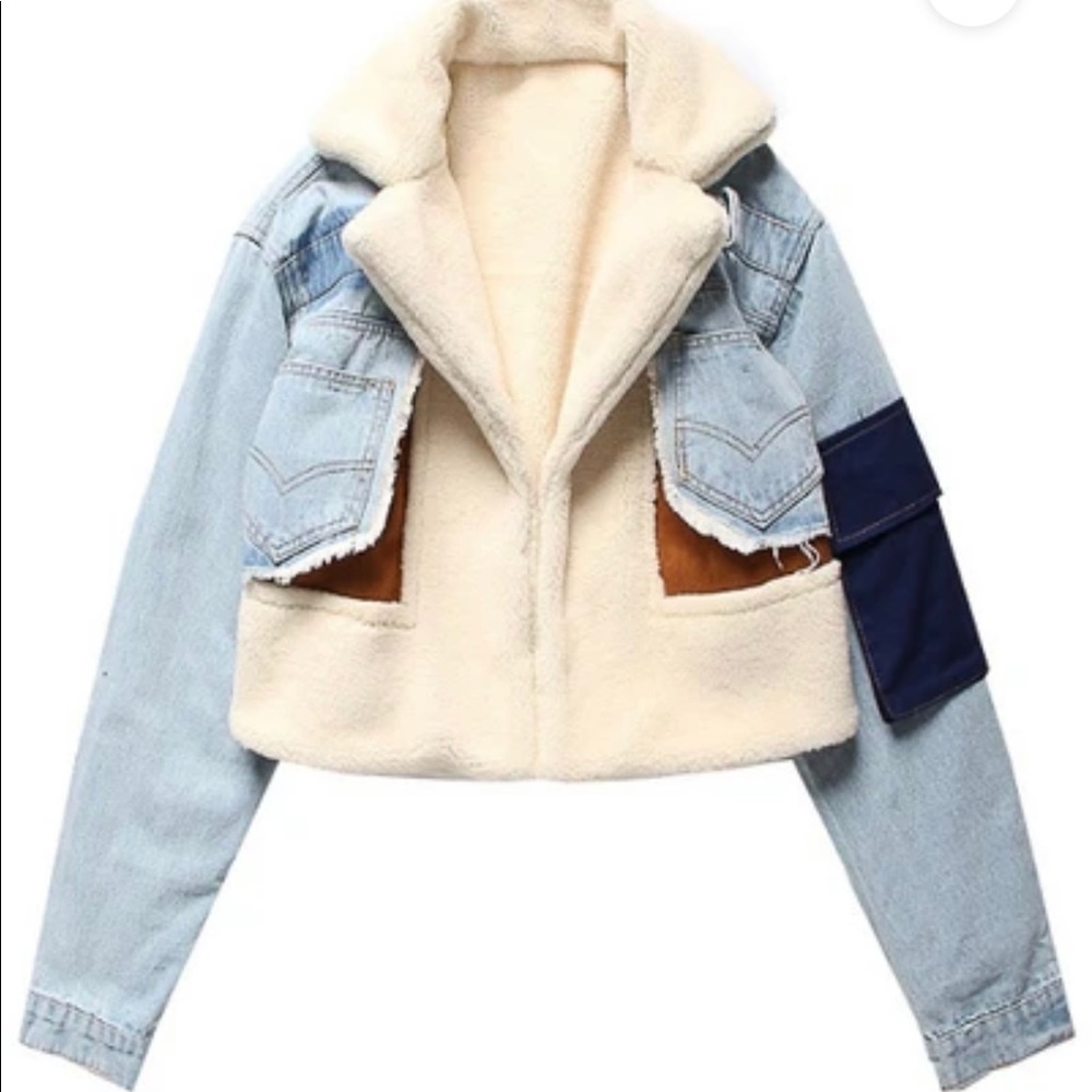 DENIM PATCHWORK JACKET